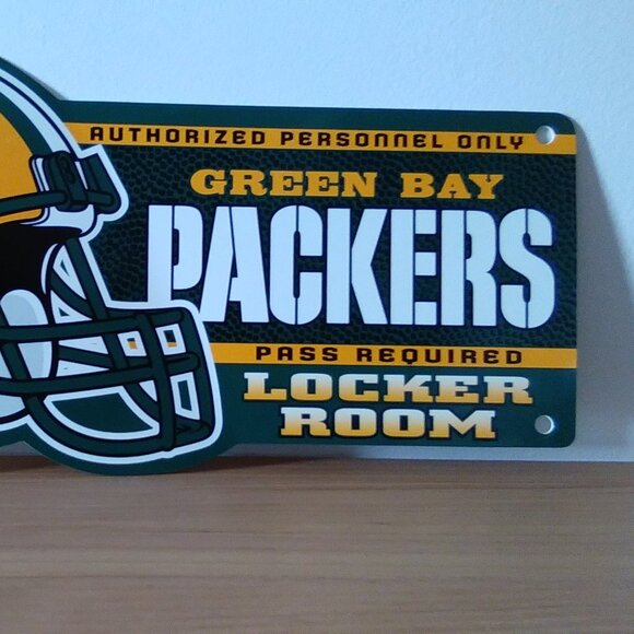Green Bay Packers Locker Room Sign Printed Graphic - Picture 6 of 7